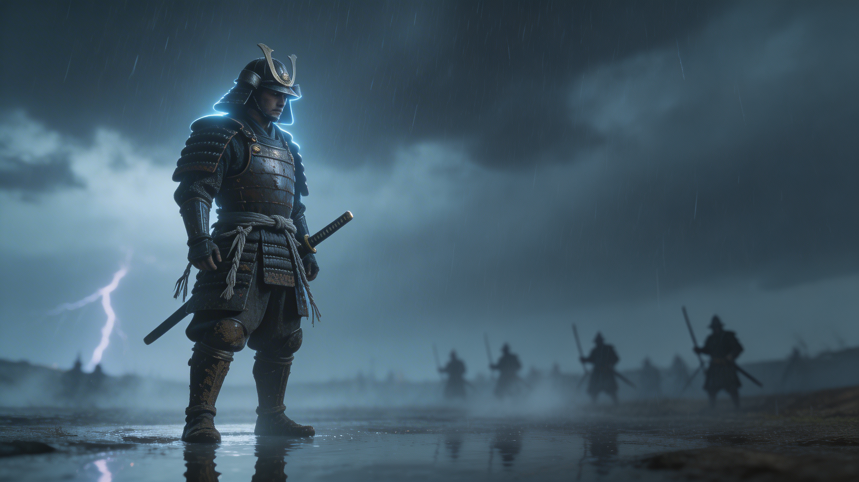 Claude generated samurai scene
